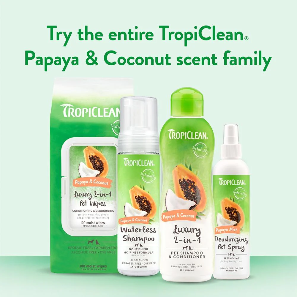 TropiClean Luxury 2-in-1 Pet Wipes 100pk - Image 5