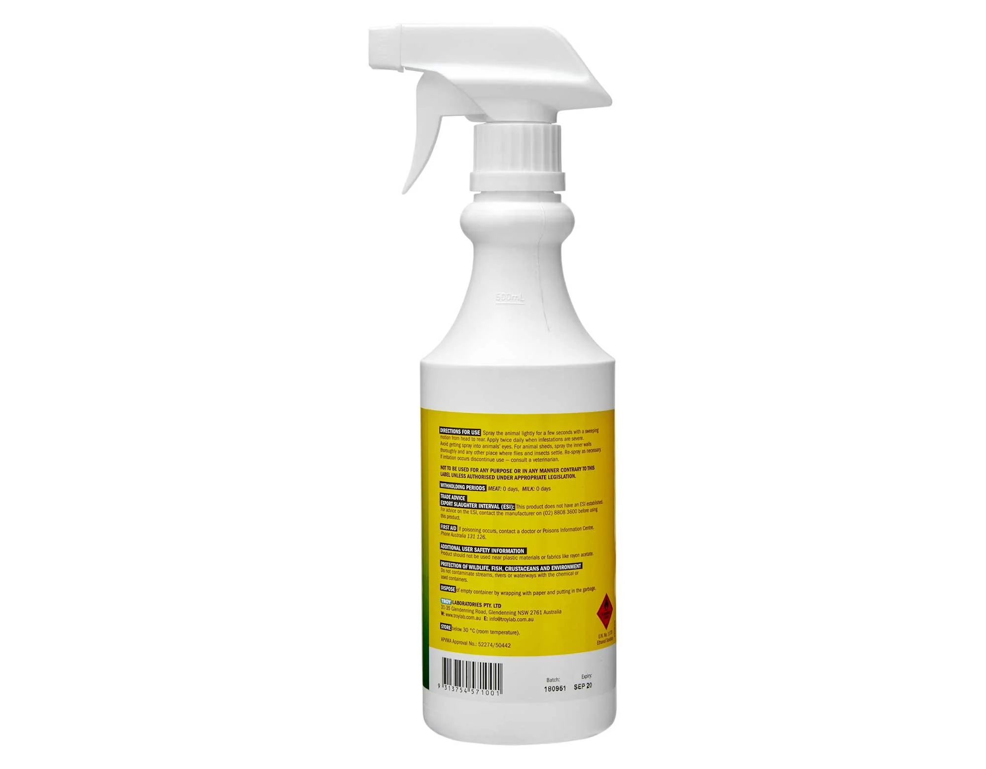Troy Repel-X Insecticidal & Repellant Spray 500ml - Image 3