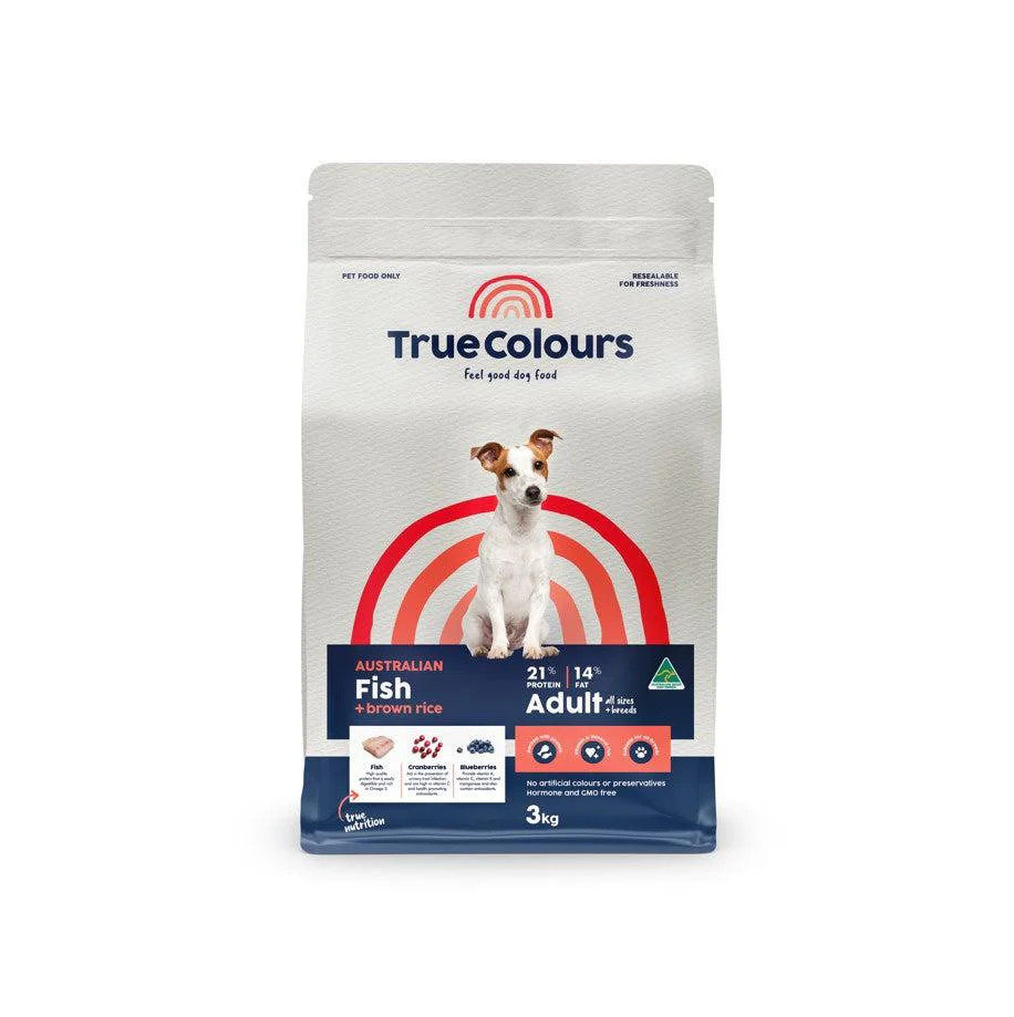True Colours Adult Fish & Brown Rice Dry Dog Food - Image 4