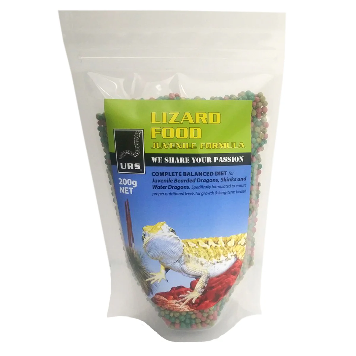 URS Lizard Food Juvenile 200Gm