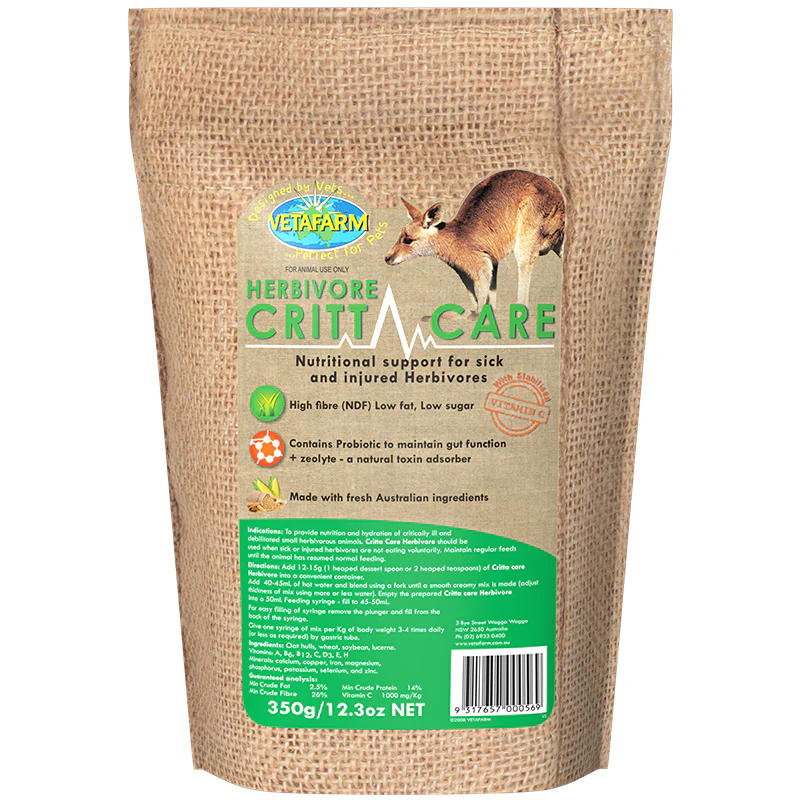 Vetafarm Crittacare Herbivore 350g - Image 2