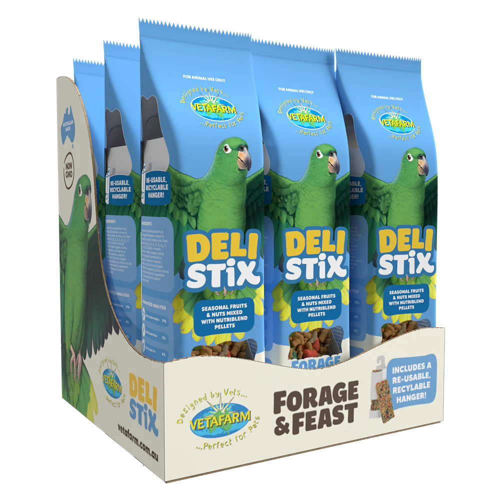 Vetafarm Deli Stix Forage & Feast Large Parrot Bird Treat - Image 6
