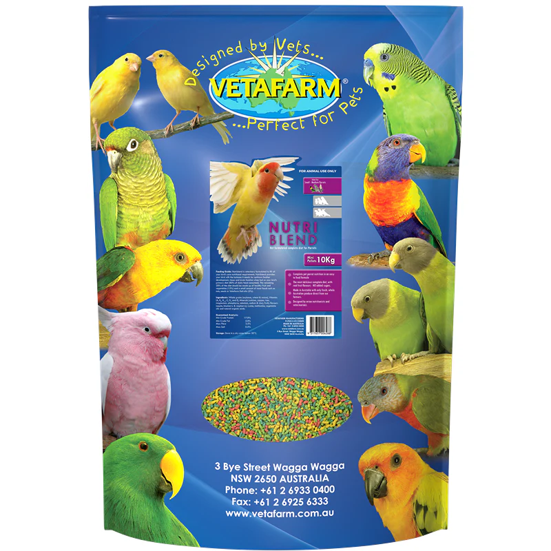 Vetafarm Nutriblend Mini Pellets 10Kg - Image 2