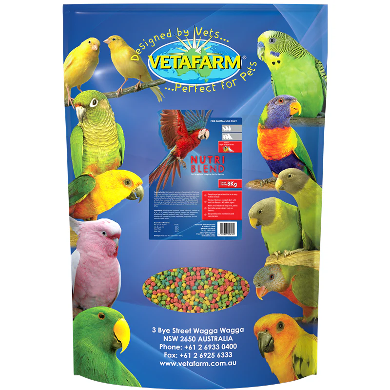 Vetafarm Nutriblend Pellets Large 8kg
