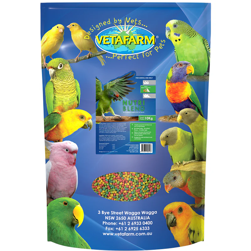 Vetafarm Nutriblend Pellets Small 10kg