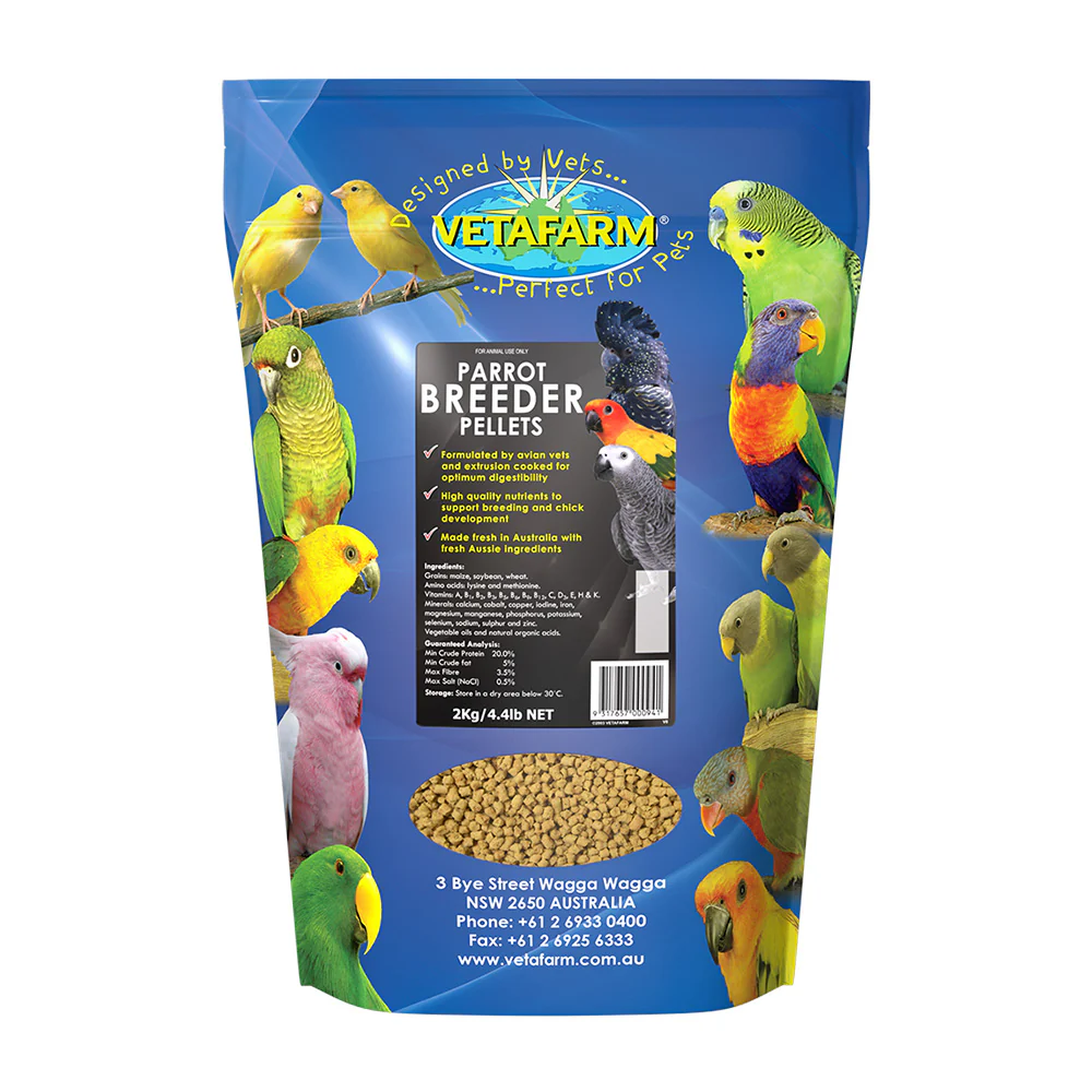 Vetafarm Parrot Breeder Pellets 2kg