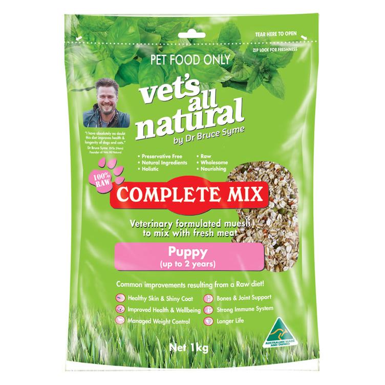 Vets All Natural Complete Mix Puppy Dry Dog Food - Image 2