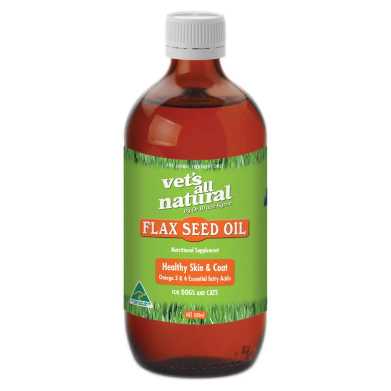 Vets All Natural Flax Seed Oil 500ml - Image 2