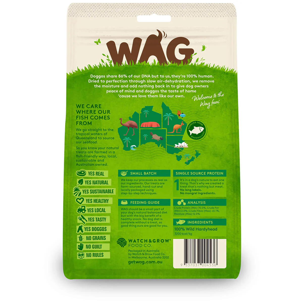 WAG Forage Fish Dog Treats 200g - Image 2