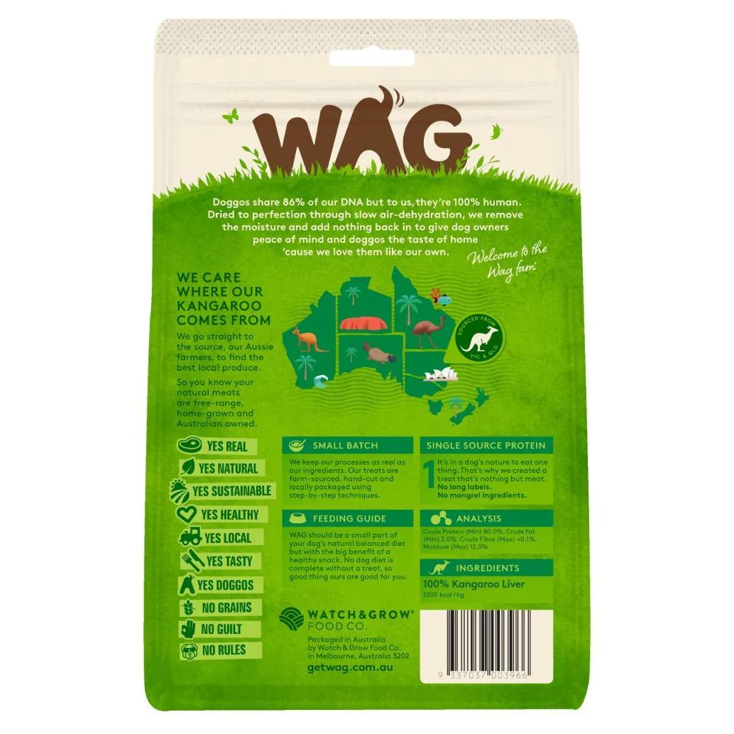 WAG Kangaroo Liver Dog Treats - Image 3