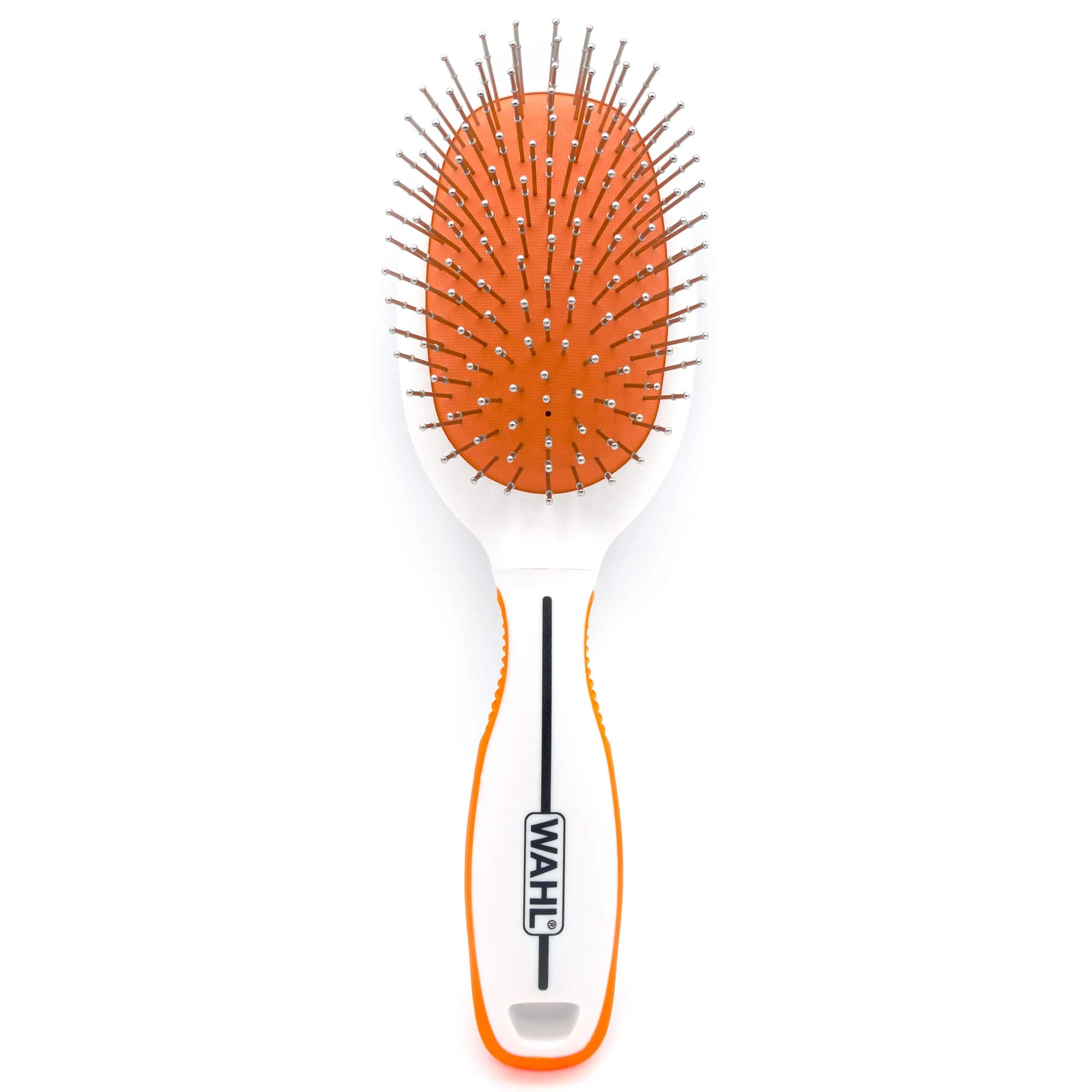 Wahl Orange/White Large Double Sided Pin/Bristle Brush - Image 8