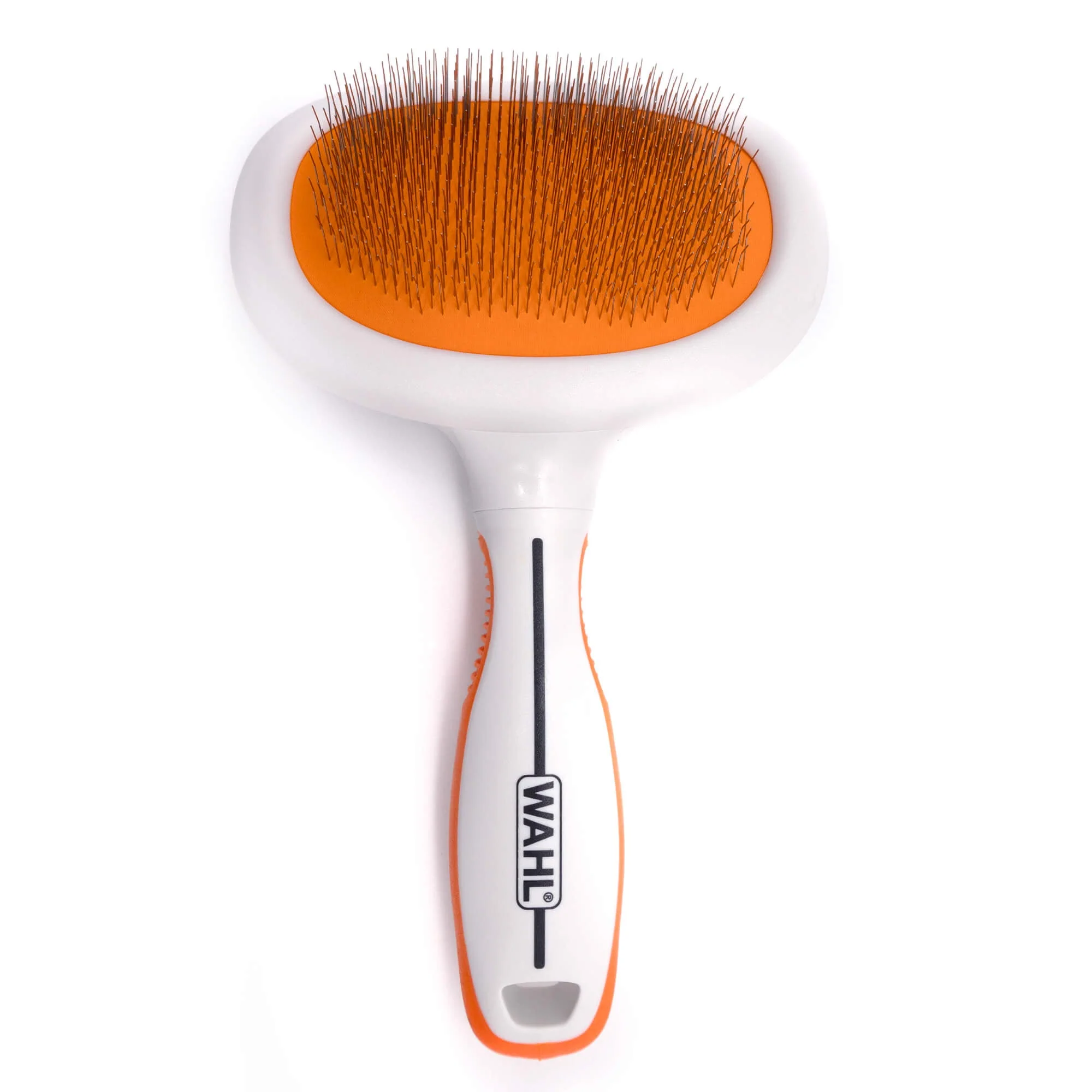 Wahl Orange/White Large Metal Slicker brush - Image 5