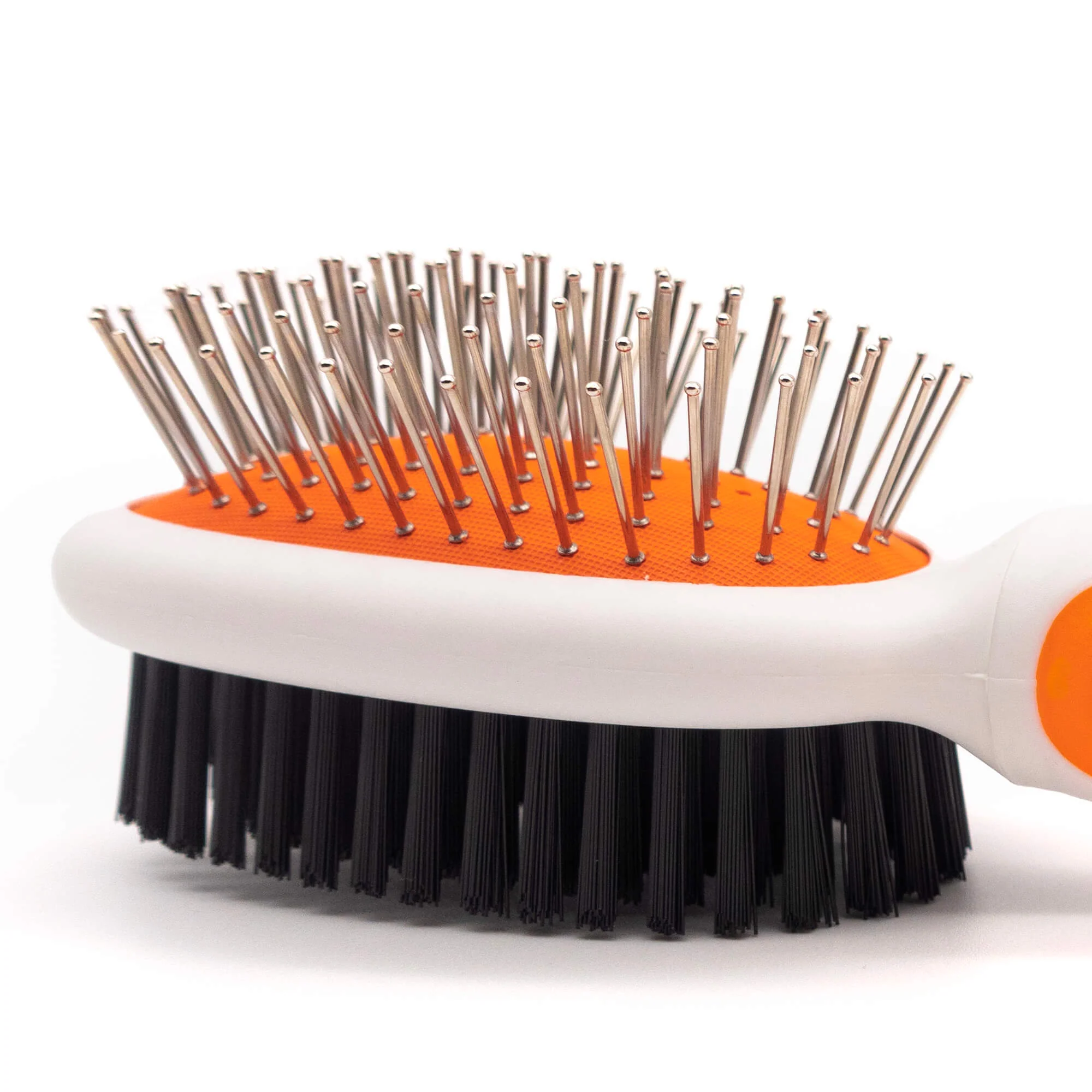 Wahl Orange/White Small Double Sided Pin/Bristle Brush - Image 13