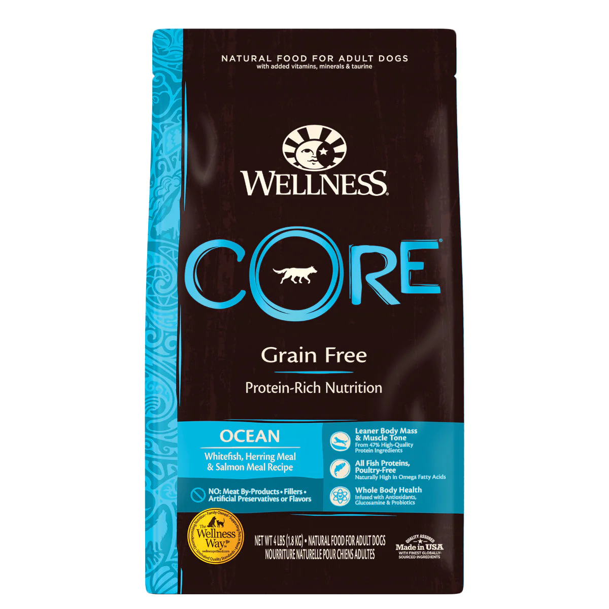 Wellness Core Grain Free Adult Ocean Formula Whitefish, Herring Meal & Salmon Meal Dry Dog Food - Image 2