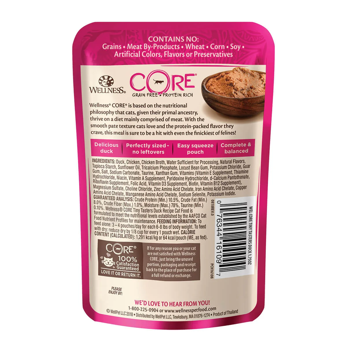 Wellness Core Tiny Tasters Duck Pate Wet Cat Food - Image 6