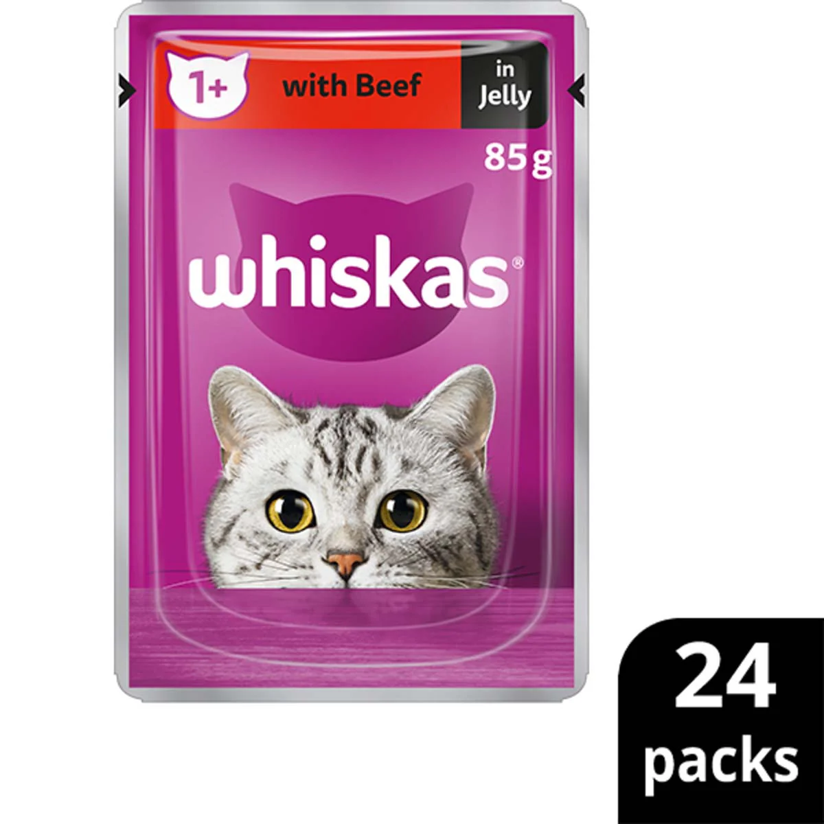 Whiskas 1+ Years Adult Mixed Favourites In Jelly Wet Cat Food Pouches 24x85g - Image 18