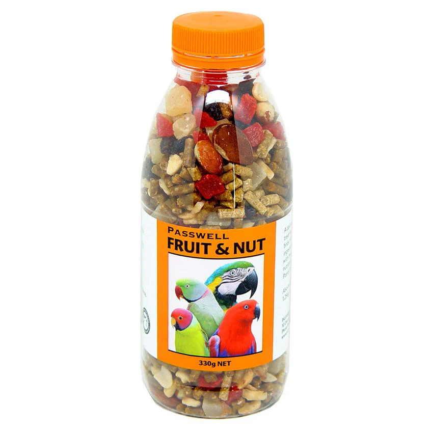 Passwell Fruit & Nut Bird Food 330g - Image 2