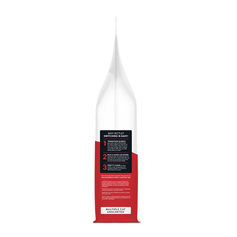 World's Best Multiple Cat Unscented Cat Litter - Image 6