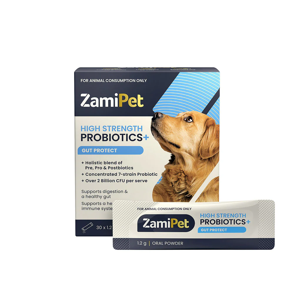 ZamiPet High Strength Probiotics+ Gut Protect Dogs 30 x 1.2g - Image 3
