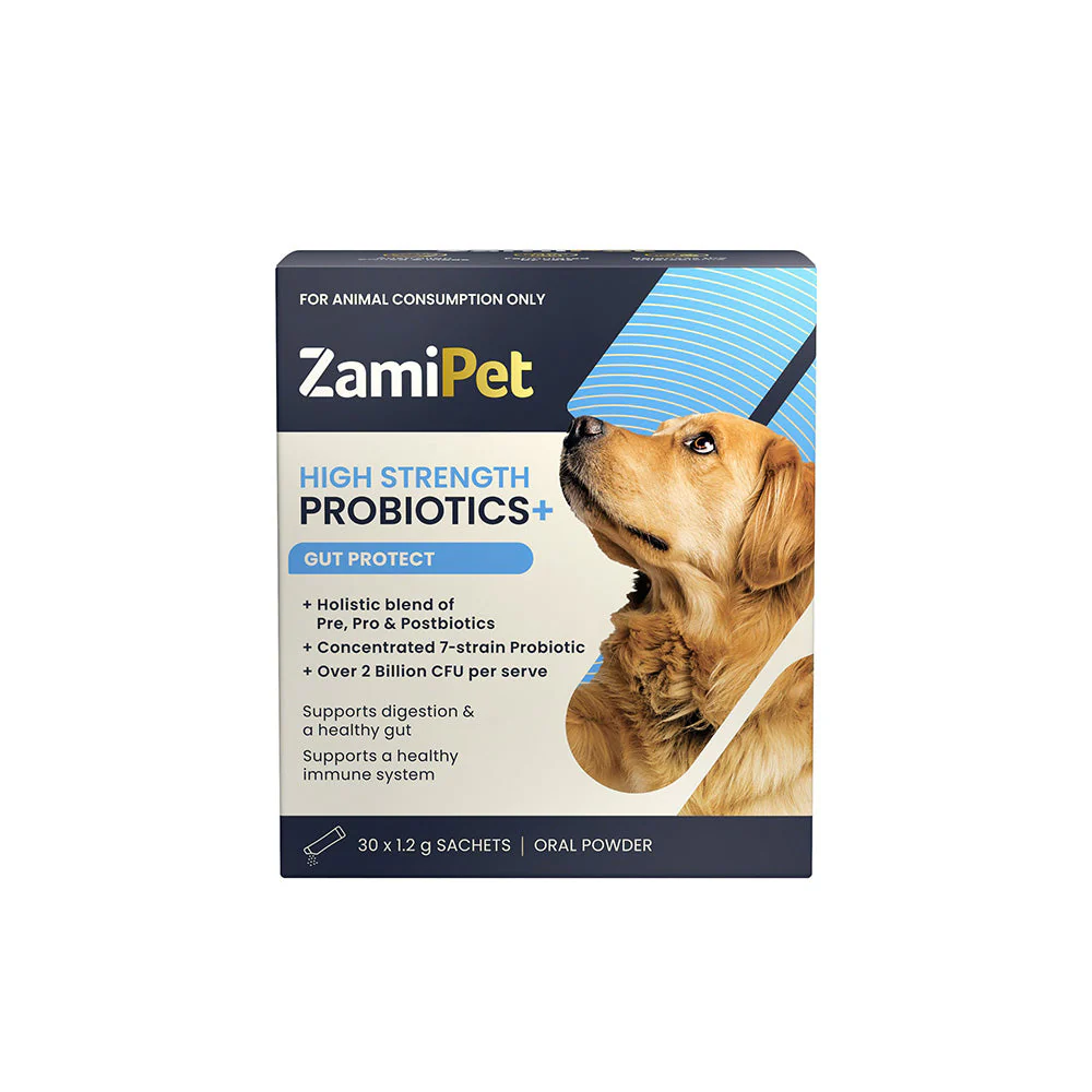 ZamiPet High Strength Probiotics+ Gut Protect Dogs 30 x 1.2g - Image 4