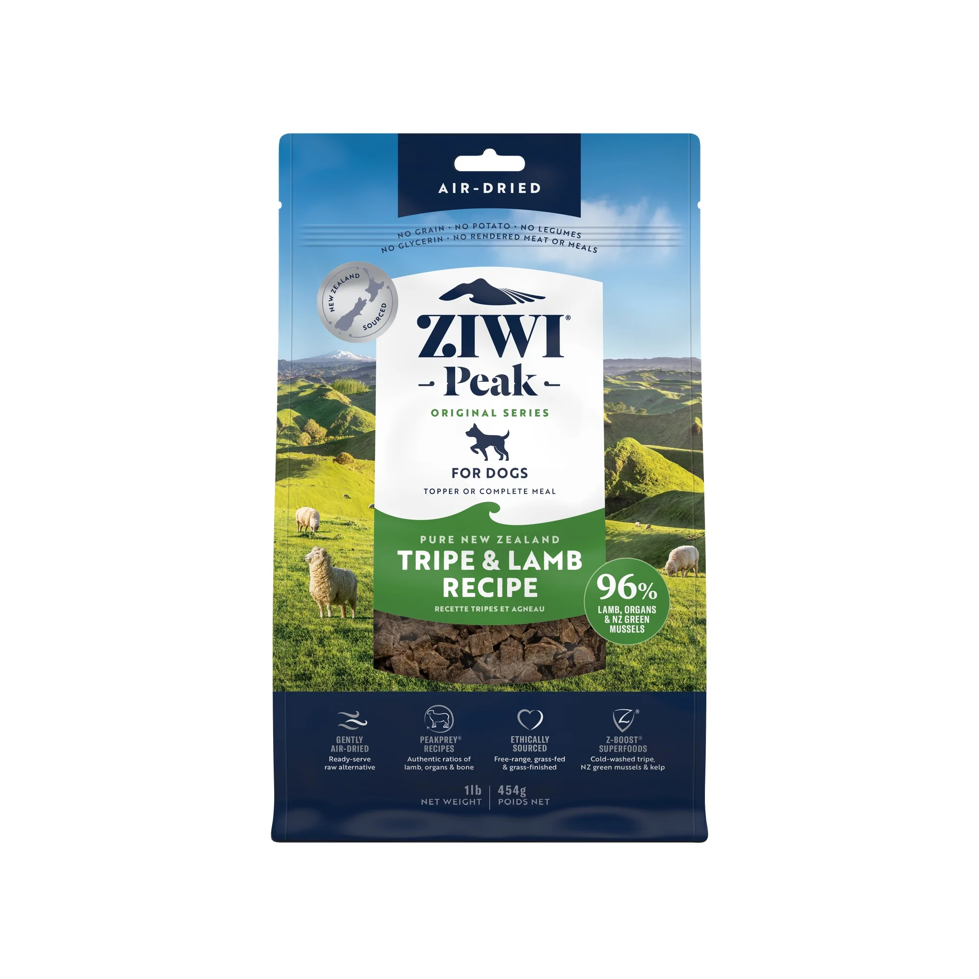 Ziwi Peak Air Dried Tripe & Lamb Recipe Dry Dog Food - Image 3