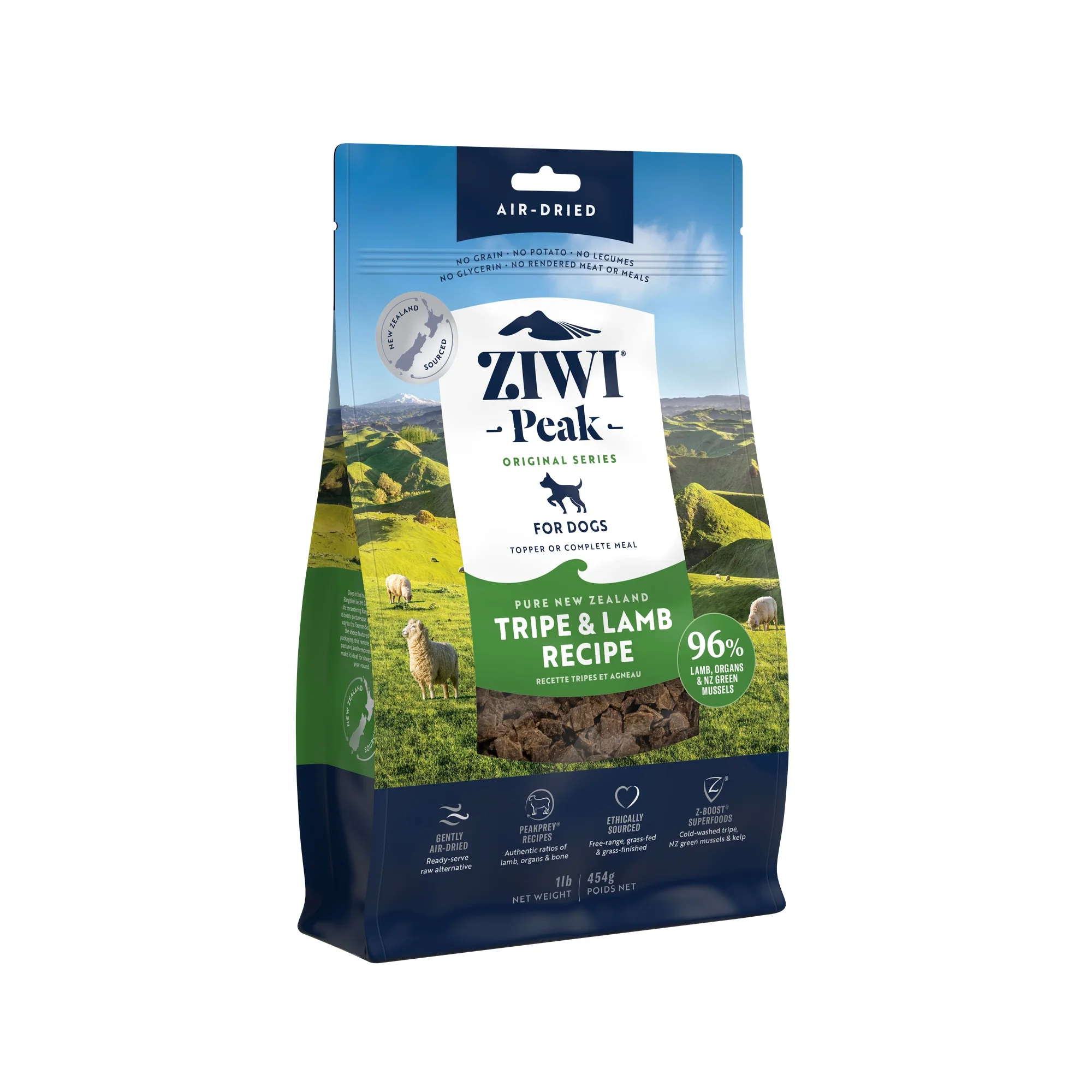 Ziwi Peak Air Dried Tripe & Lamb Recipe Dry Dog Food - Image 9