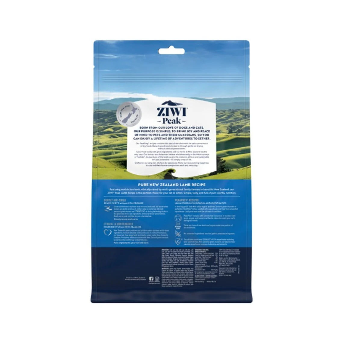 Ziwi Peak Air Dried Lamb Recipe Dry Cat Food - Image 2