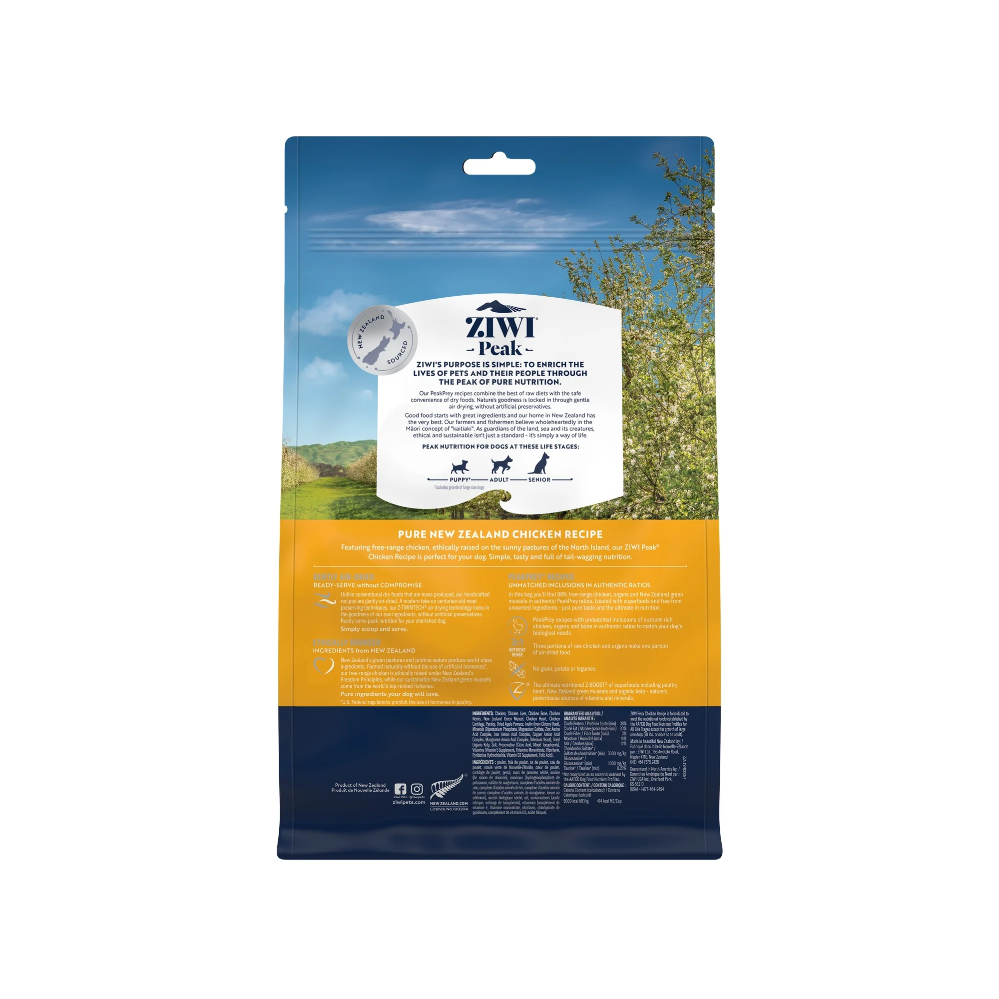 Ziwi Peak Air Dried Chicken Recipe Dry Dog Food - Image 8