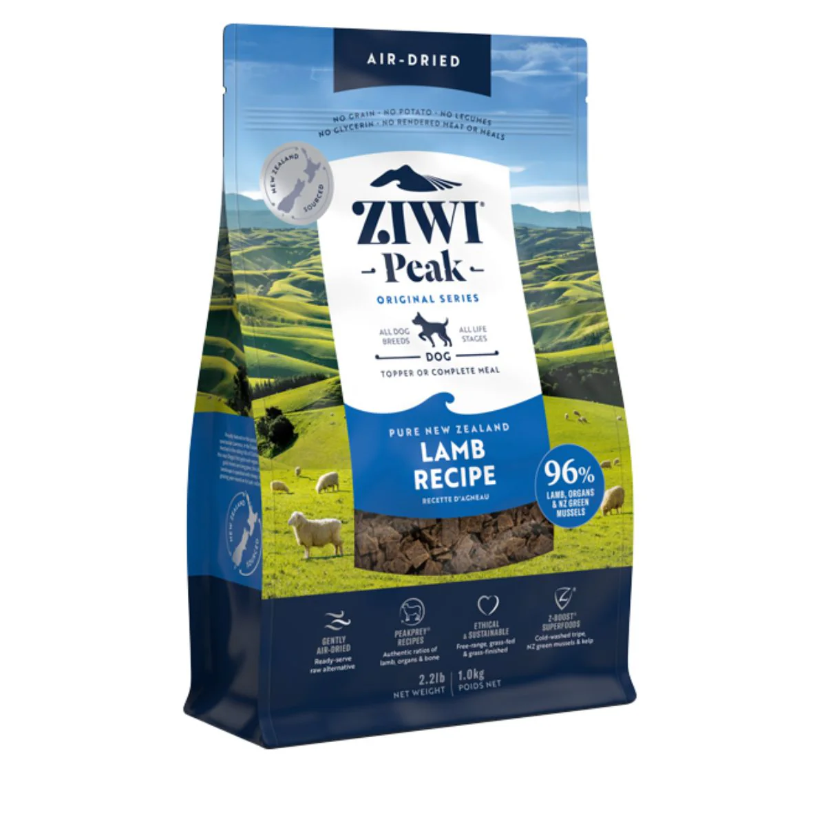 Ziwi Peak Air Dried Lamb Recipe Dry Dog Food - Image 5