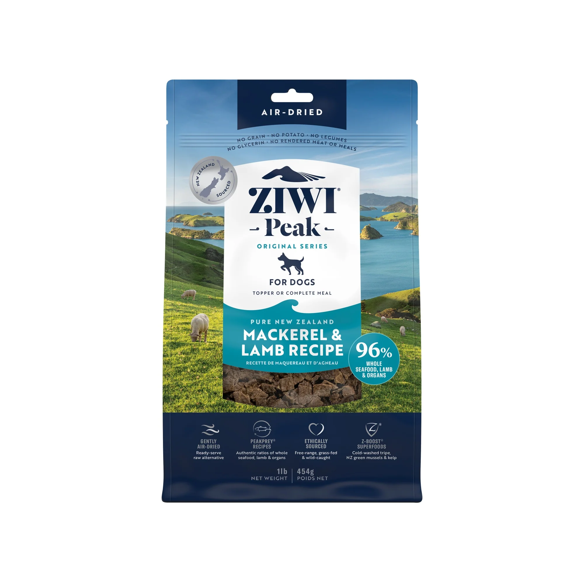 Ziwi Peak Air Dried Mackerel & Lamb Recipe Dry Dog Food - Image 3