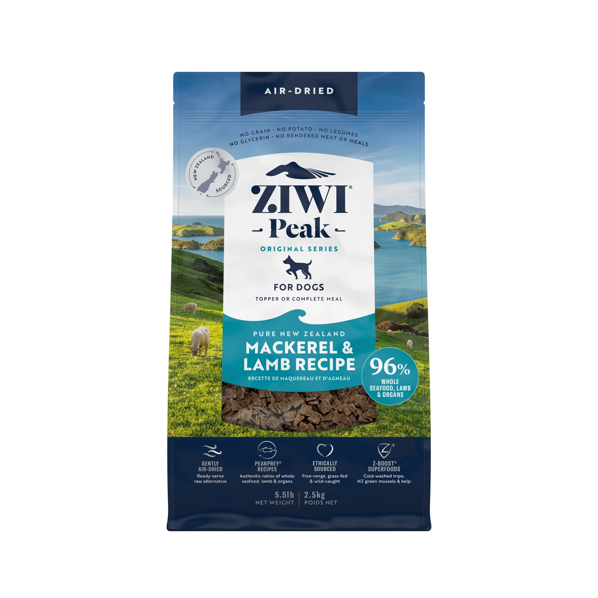 Ziwi Peak Air Dried Mackerel & Lamb Recipe Dry Dog Food - Image 4