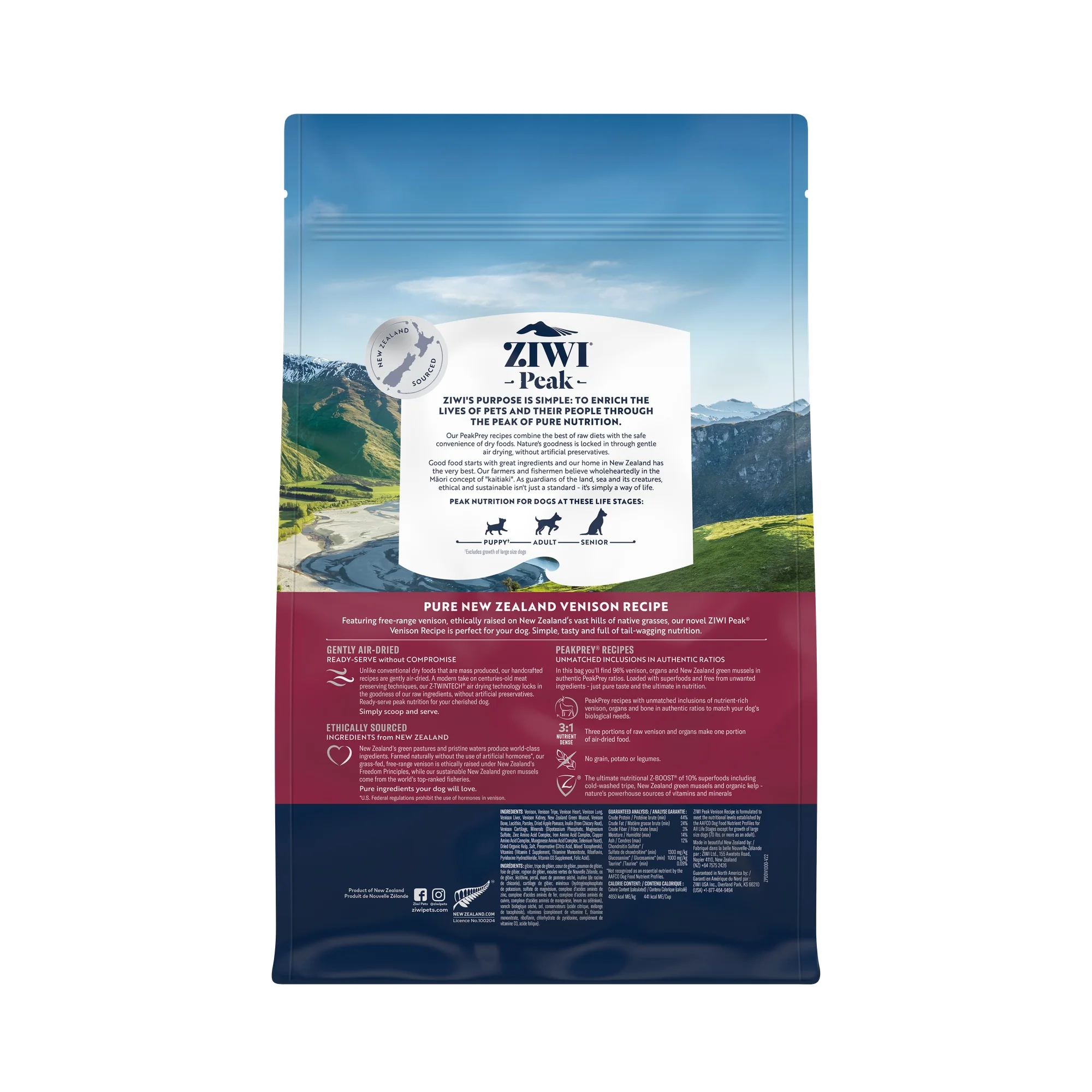 Ziwi Peak Air Dried Venison Recipe Dry Dog Food - Image 12