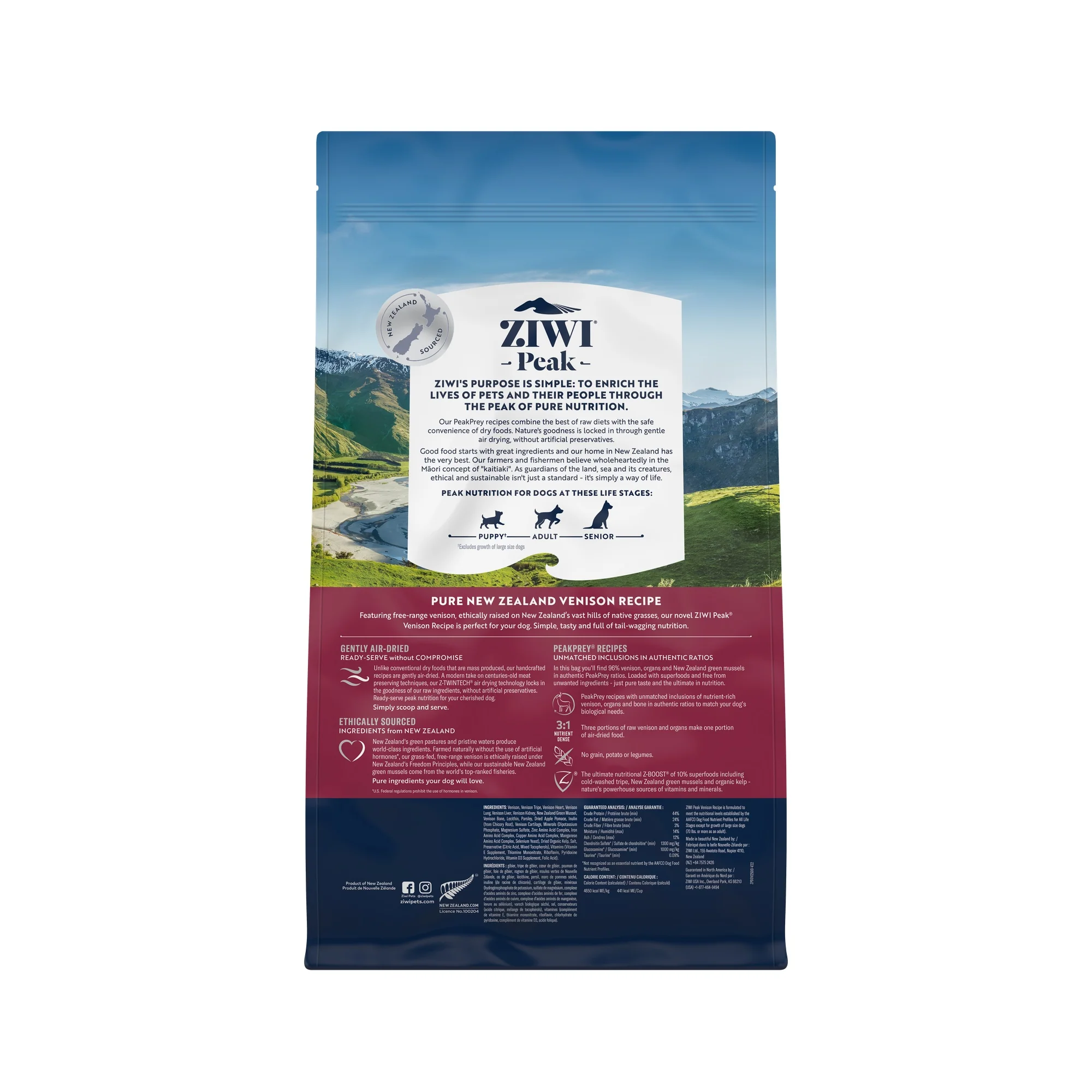 Ziwi Peak Air Dried Venison Recipe Dry Dog Food - Image 14