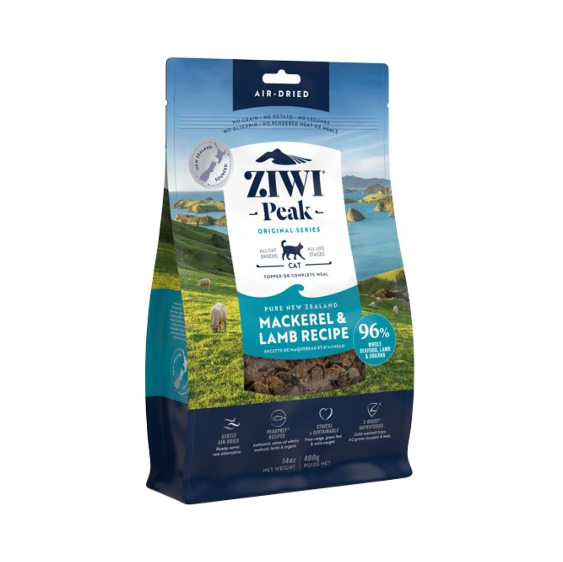 Ziwi Peak Air Dried Mackerel & Lamb Recipe Dry Cat Food - Image 5